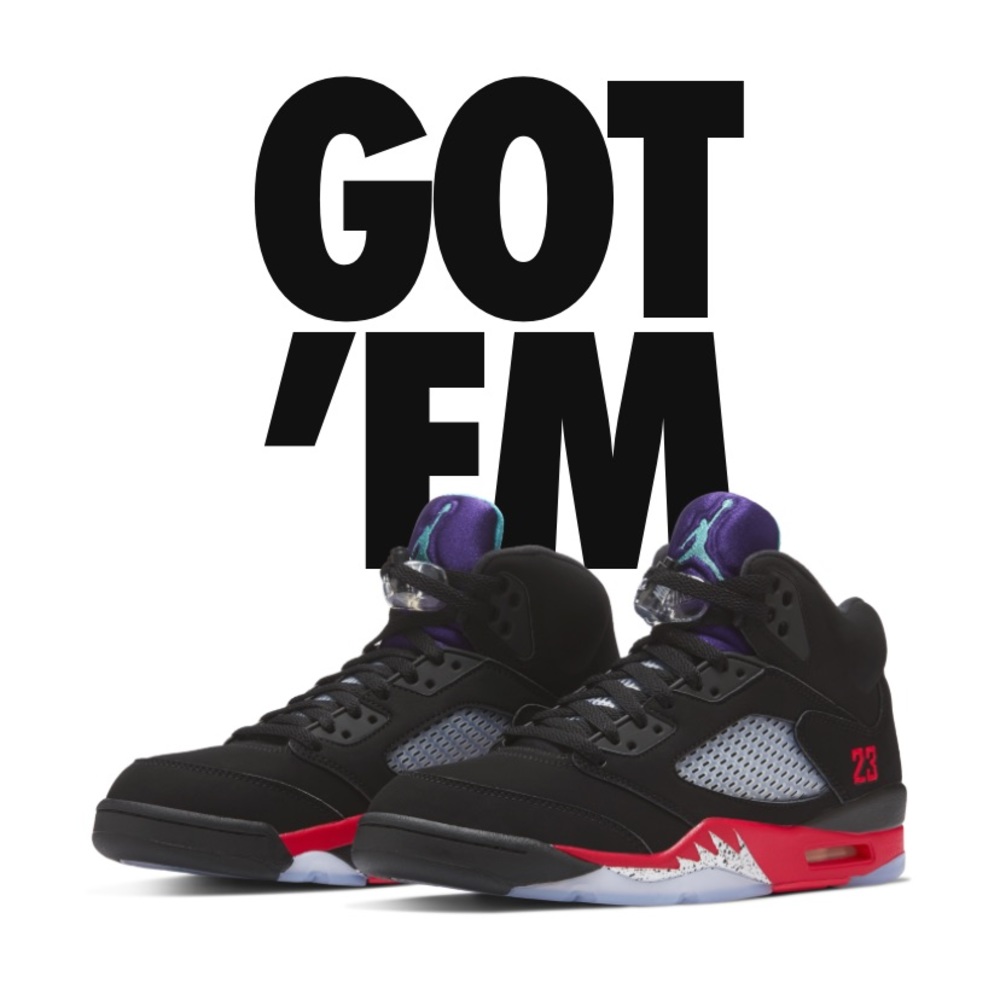 Air Jordan Top 3 5s (One in hand One confirmed)